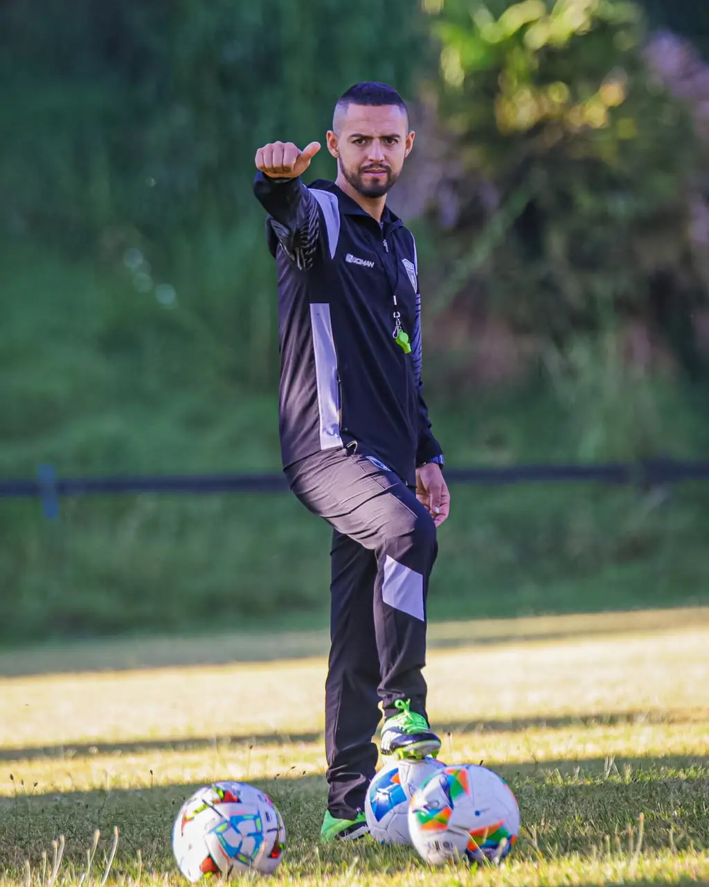 Ejercicio de conducción con balón